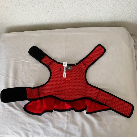 Top Paw Red And Black Plaid Dress Velcro Vest Harness With Bow Size Small (895) - Picture 5 of 9